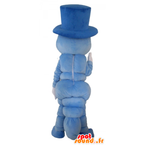 Mascotte de chenille, de criquet, d'insecte bleu - MASFR23127 - Mascottes Insecte