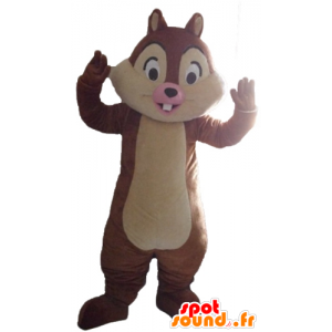 Mascot Tic Tac ou esquilo famoso desenho animado - MASFR23134 - Celebridades Mascotes