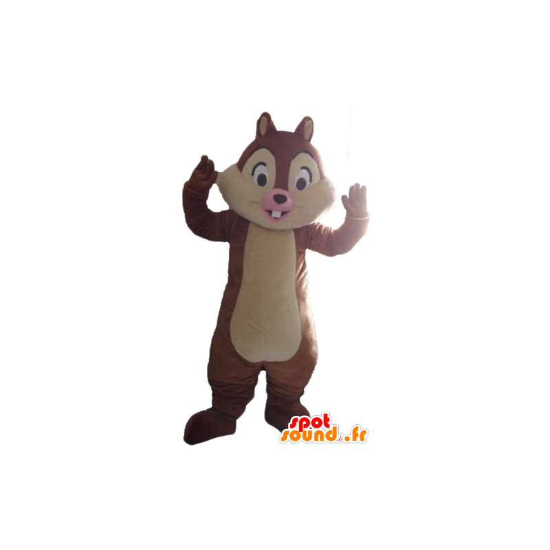 Tic Tac o mascotte famoso scoiattolo cartone animato - MASFR23134 - Famosi personaggi mascotte