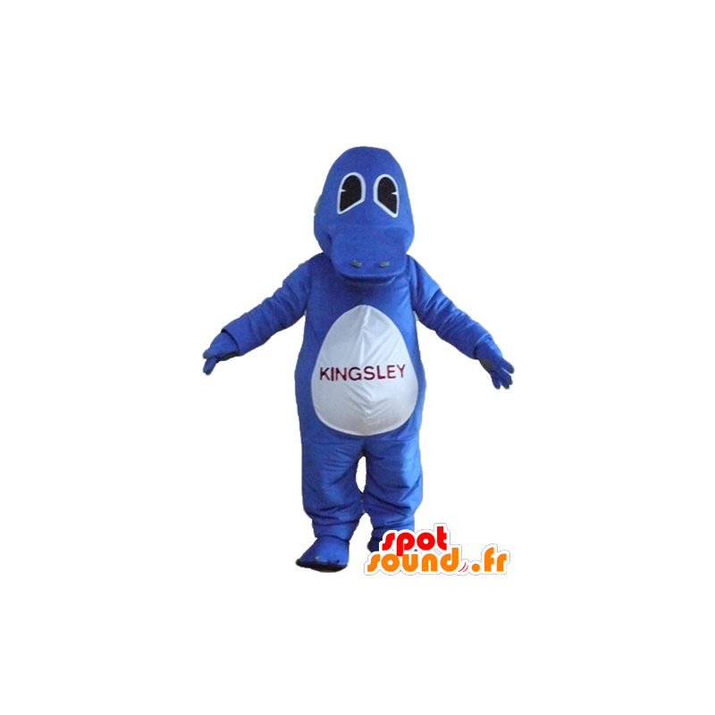 Fuglemaskot, blå and, platypus - Spotsound maskot kostume