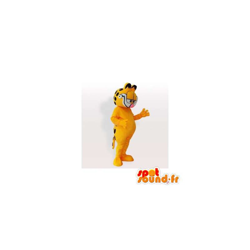 Garfield μασκότ, διάσημη πορτοκαλί και μαύρη γάτα - Μασκότ Γκάρφιλντ - MASFR006562 - SpotSound.fr