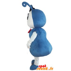 Mascota hormiga, insecto azul y blanco - MASFR23155 - Mascotas Ant