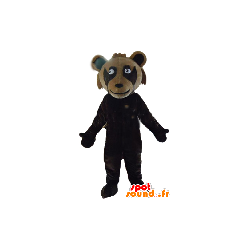 Brown teddy Maskottchen, bicolor, Riesen - MASFR23158 - Bär Maskottchen