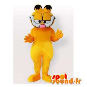Garfield maskot, berømt orange og sort kat - Spotsound maskot