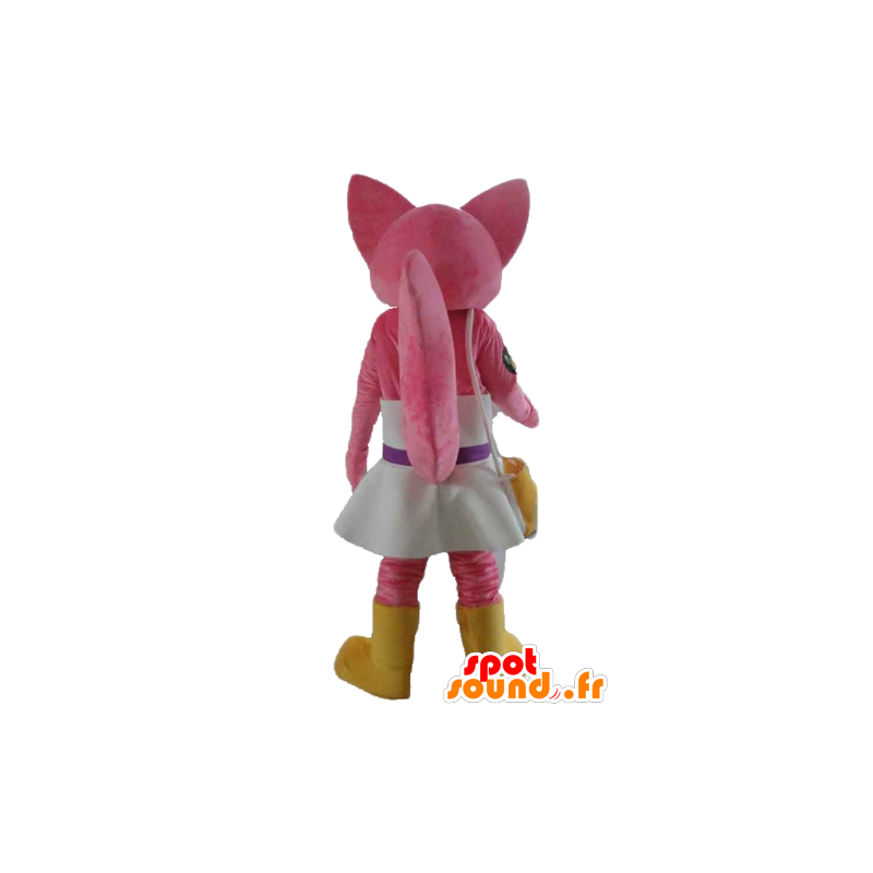 Erwerben Sie Rosa Katze Maskottchen, Fuchs, mit einem Erwerben Sie Rosa Katze Maskottchen, Fuchs, mit einem