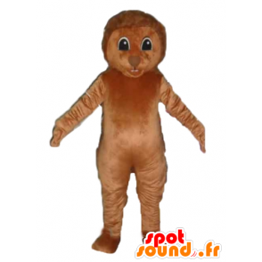 Mascot braune Igel mit Stacheln in den Rücken - MASFR23170 - Maskottchen-Igel