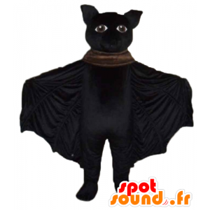 Mascot gran murciélago negro muy exitoso - MASFR23172 - Mascota del ratón