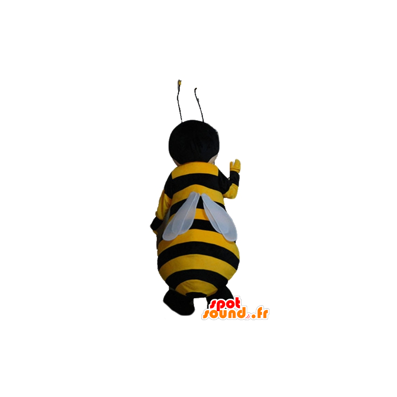 Purchase Mascot yellow and black bee, smiling in Mascots bee Color ...