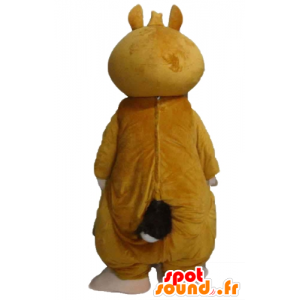 Mascot marmota, castanho cobaia e branco - MASFR23176 - mascotes porco