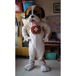 Mascotte Saint Bernard - Dog Costume fjellet - MASFR002840 - Dog Maskoter