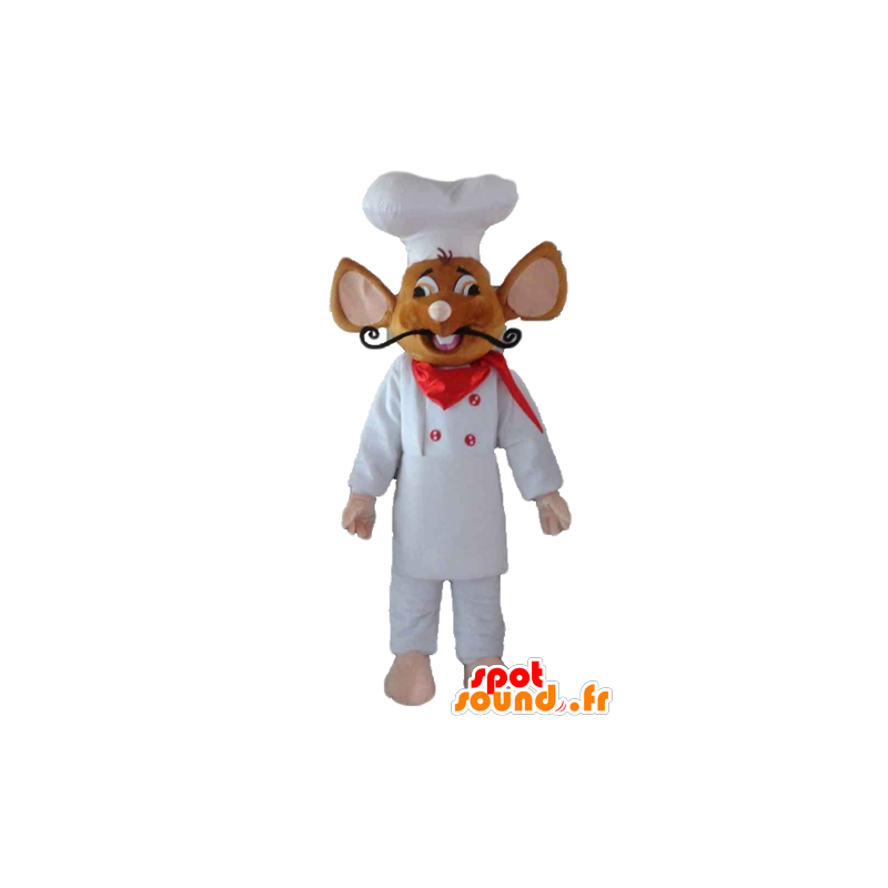 Ratatouille maskot, berømt rotte, klædt som en kok - Berømte maskotter - MASFR23185 - SpotSound.fr