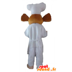 Mascotte de Ratatouille, célèbre rat, habillé en chef cuisinier - MASFR23185 - Mascottes Personnages célèbres