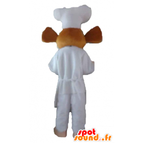 Mascotte de Ratatouille, célèbre rat, habillé en chef cuisinier - MASFR23185 - Mascottes Personnages célèbres