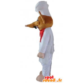 Ratatouille maskot, berømt rotte, klædt som en kok - Berømte maskotter - MASFR23185 - SpotSound.fr