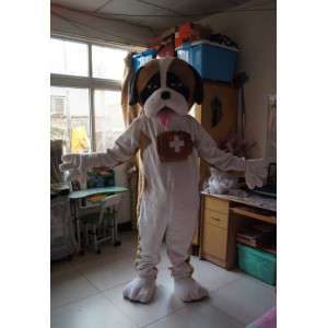 Mascotte Αγίου Βερνάρδου - βουνά κοστούμι σκυλιών - MASFR002840 - Μασκότ Dog