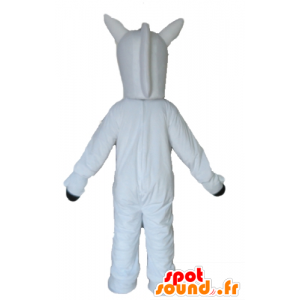 Mascot hermosa gigante unicornio blanco y negro - MASFR23193 - Mascotas animales desaparecidas