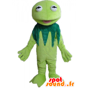 Mascot Kermit kuuluisa sammakko Muppet Show - MASFR23200 - julkkikset Maskotteja