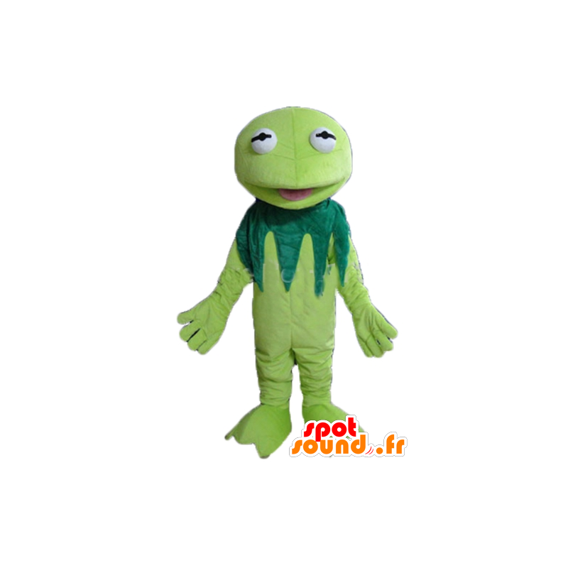 Mascot Kermit berømte frosk Muppet Show - MASFR23200 - kjendiser Maskoter