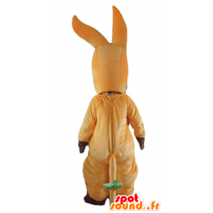 Oranžový kůň maskot, roztomilý a barevný - MASFR23208 - kůň maskoti