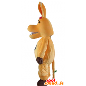 Oranžový kůň maskot, roztomilý a barevný - MASFR23208 - kůň maskoti