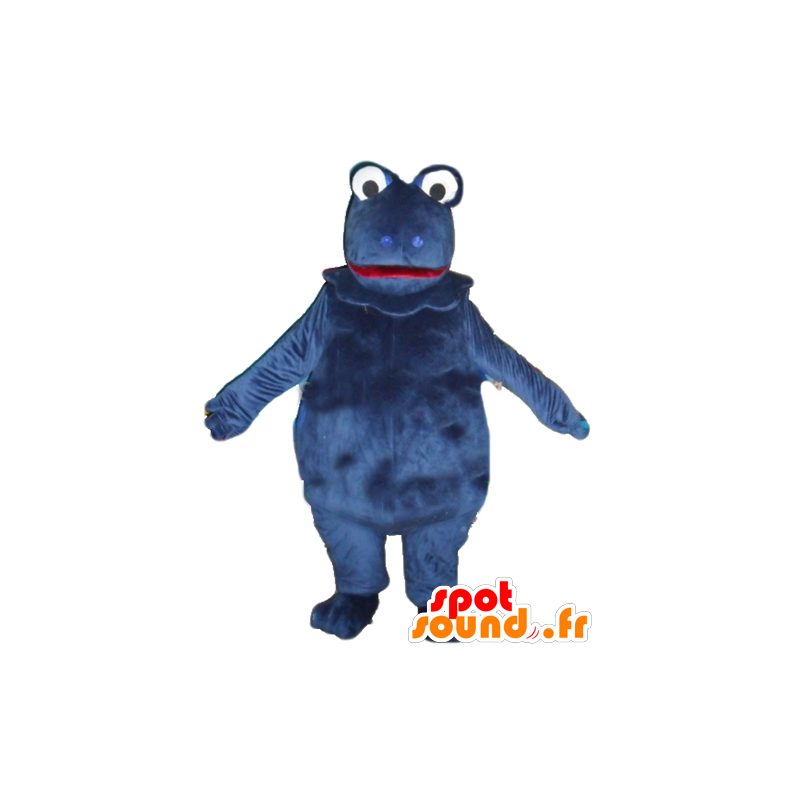 Casimir mascotte, de beroemde dinosaurus, blauw - MASFR23216 - Celebrities Mascottes