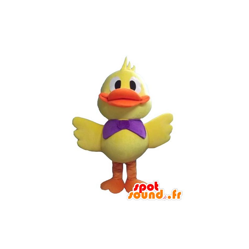Mascot fett chick, gult og oransje duck - MASFR23221 - Mascot ender