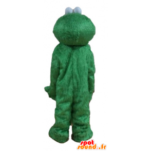 マペットショーの有名な人形、マスコットエルモ、緑-MASFR23228-マスコット1 rue sesame Elmo