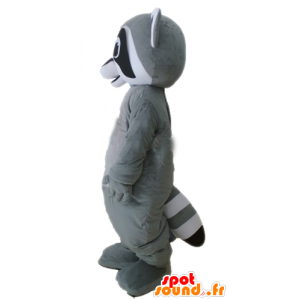 Mapache mascota gris, blanco y negro, muy realista - MASFR23231 - Mascotas de cachorros