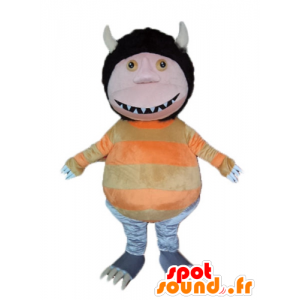 Gnomo Mascotte, pixie, strana creatura orecchie ave - MASFR23236 - Mascotte animale mancante