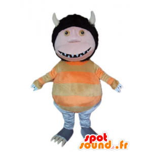 Mascot gnomo, goblin, orelhas ave estranha criatura - MASFR23236 - animais extintos mascotes