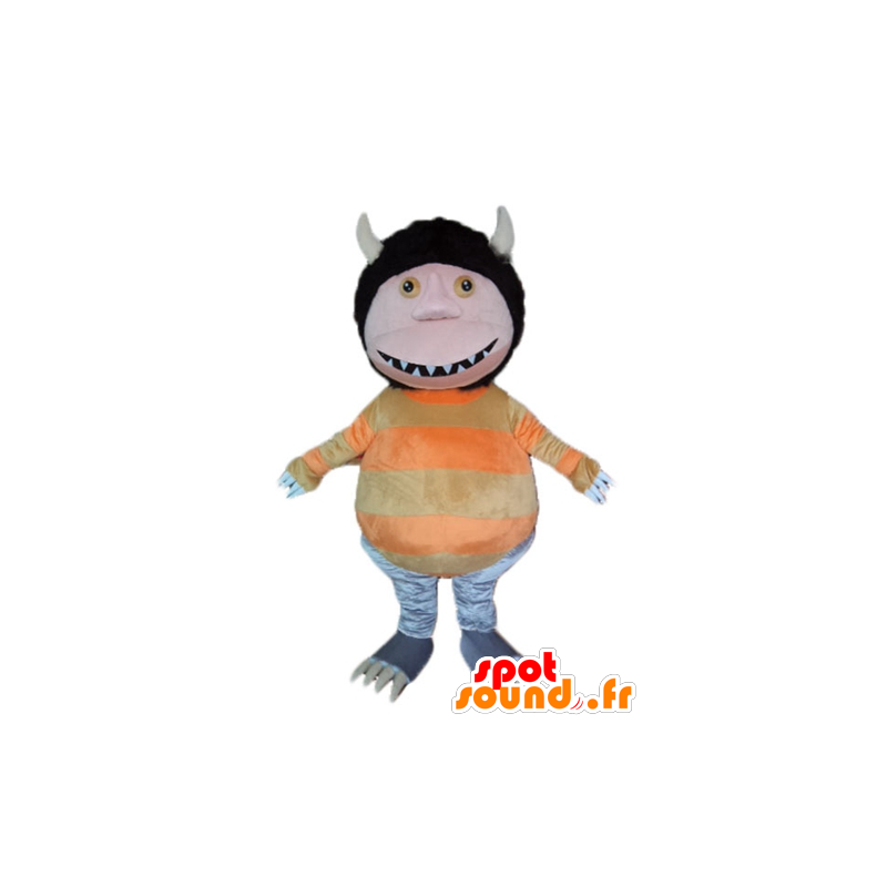 Gnomo Mascotte, pixie, strana creatura orecchie ave - MASFR23236 - Mascotte animale mancante