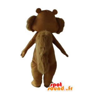 Mascot marrom e bege esquilo, sorrindo e peludo - MASFR23239 - mascotes Squirrel