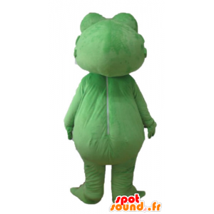 Mascot groene kikker, rood en geel reus - MASFR23243 - Forest Animals