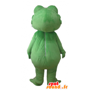 Mascot vihreä sammakko, punainen ja keltainen jättiläinen - MASFR23243 - Animaux de la forêt
