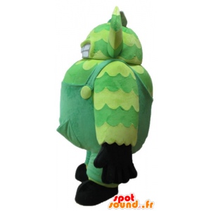 Groen monster mascotte, in overalls, erg groot en grappige - MASFR23250 - mascottes monsters