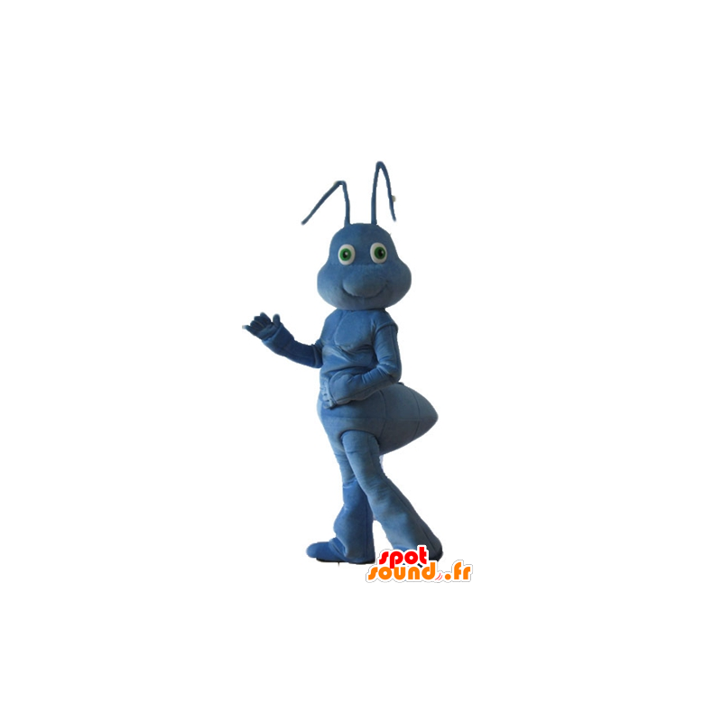 La mascota de Blue Ant muy linda y sonriente - MASFR23259 - Mascotas Ant