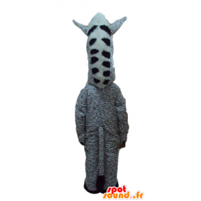 Mascote Zebra consideravelmente marrom e malhado branco - MASFR23281 - Os animais da selva