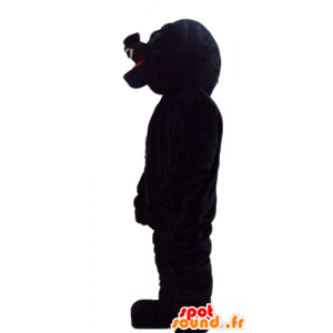 Maskotka niedźwiedź czarny, ostra wyglądające, imponujące - MASFR23283 - Maskotka miś