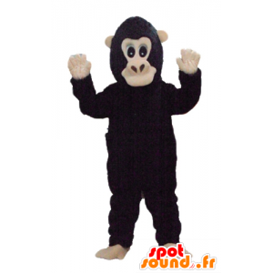 Mascotte de singe marron et beige - MASFR23289 - Mascottes Singe