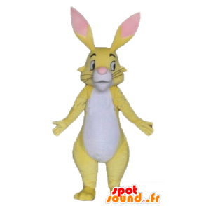 Mascota del conejo hermoso color amarillo, blanco y rosa - MASFR23291 - Mascota de conejo