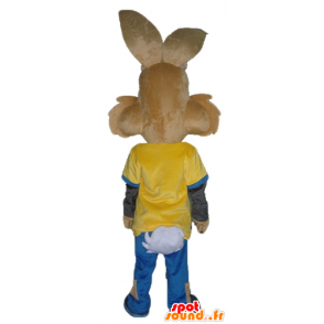 Mascot Quicky famosa Nesquik coelho marrom - MASFR23293 - Celebridades Mascotes