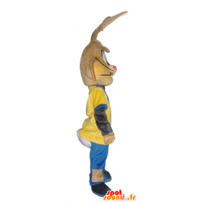 Mascot Quicky berømte brun kanin Nesquik - MASFR23293 - kjendiser Maskoter