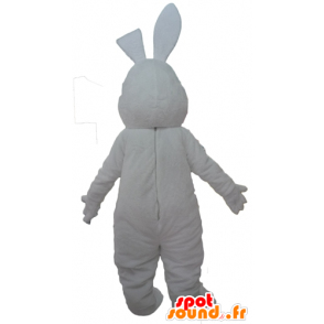 Mascotte large red and white rabbit, cute and attractive - MASFR23302 - Rabbit mascot