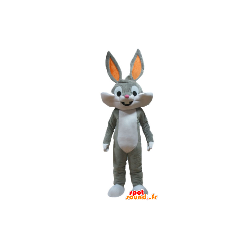 Bugs Bunny maskotti, kuuluisa harmaa kani Looney Tunes - MASFR23318 - Väiski Maskotteja