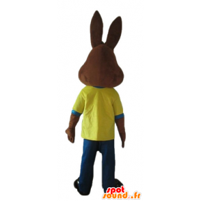 Quicky mascota, famoso conejo de Nesquik marrón - MASFR23323 - Personajes famosos de mascotas