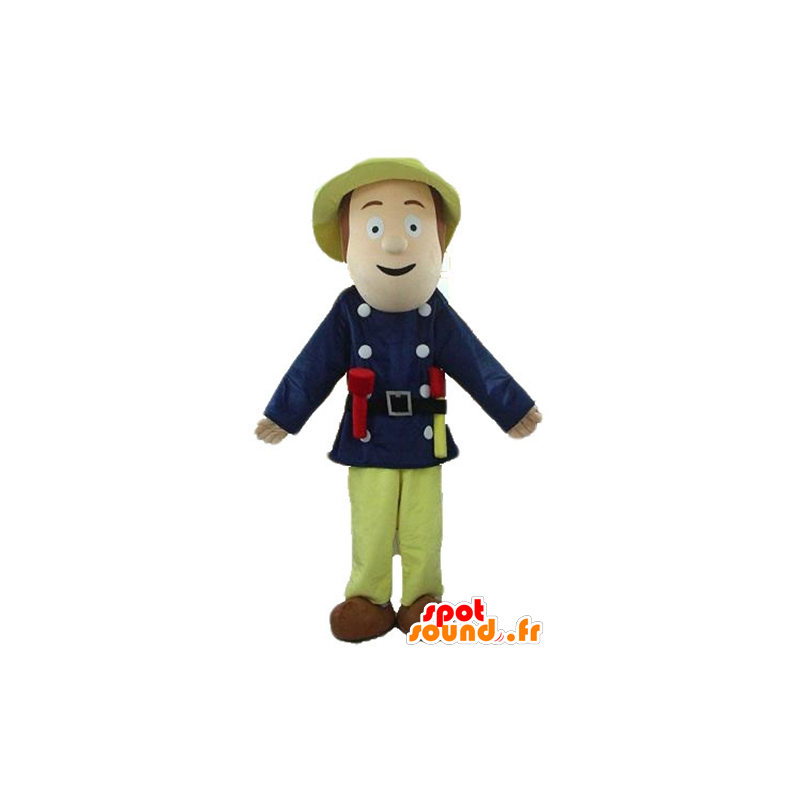 Man Mascot, explorer med en stor lue - MASFR23332 - Man Maskoter