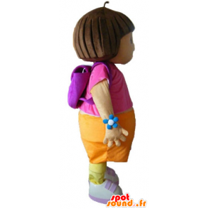 Dora the Explorer maskot, berömd tecknad flicka - Spotsound