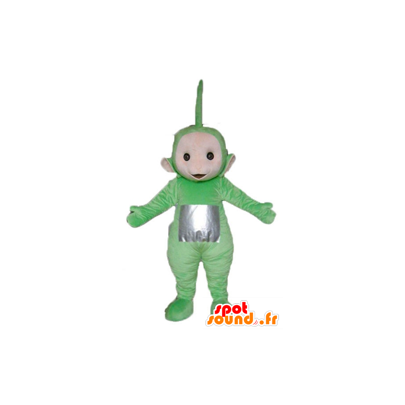 Dipsy-Maskottchen, das berühmte grüne Teletubbies cartoon - MASFR23338 - Maskottchen berühmte Persönlichkeiten