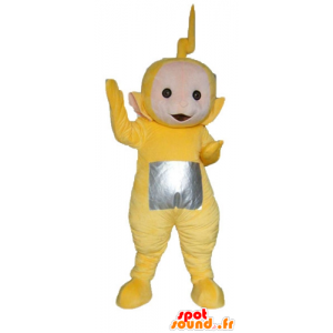 Laa Laa-Maskottchen, das berühmte gelbe Teletubbies cartoon - MASFR23339 - Maskottchen berühmte Persönlichkeiten