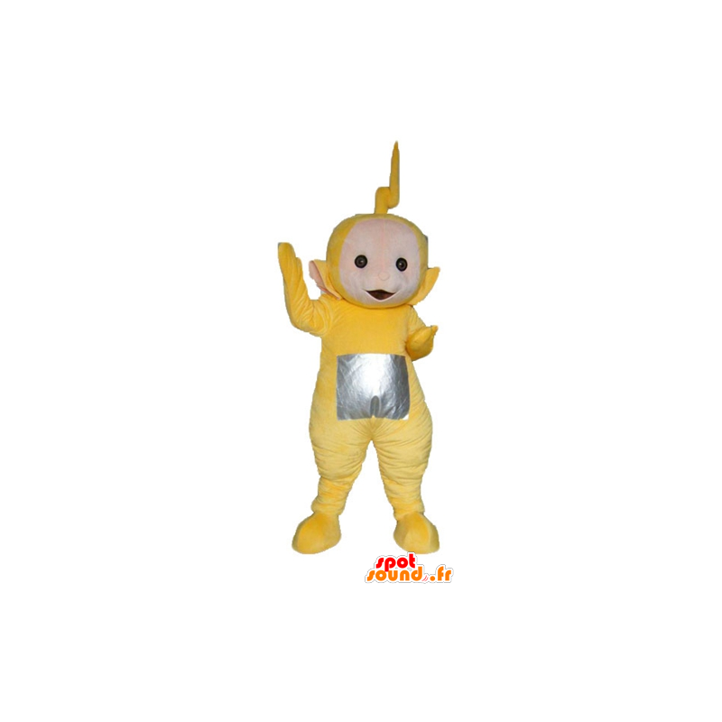 Laa Laa-mascota, el famoso dibujo animado amarillo Teletubbies - MASFR23339 - Personajes famosos de mascotas